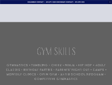 Tablet Screenshot of gymskills.com